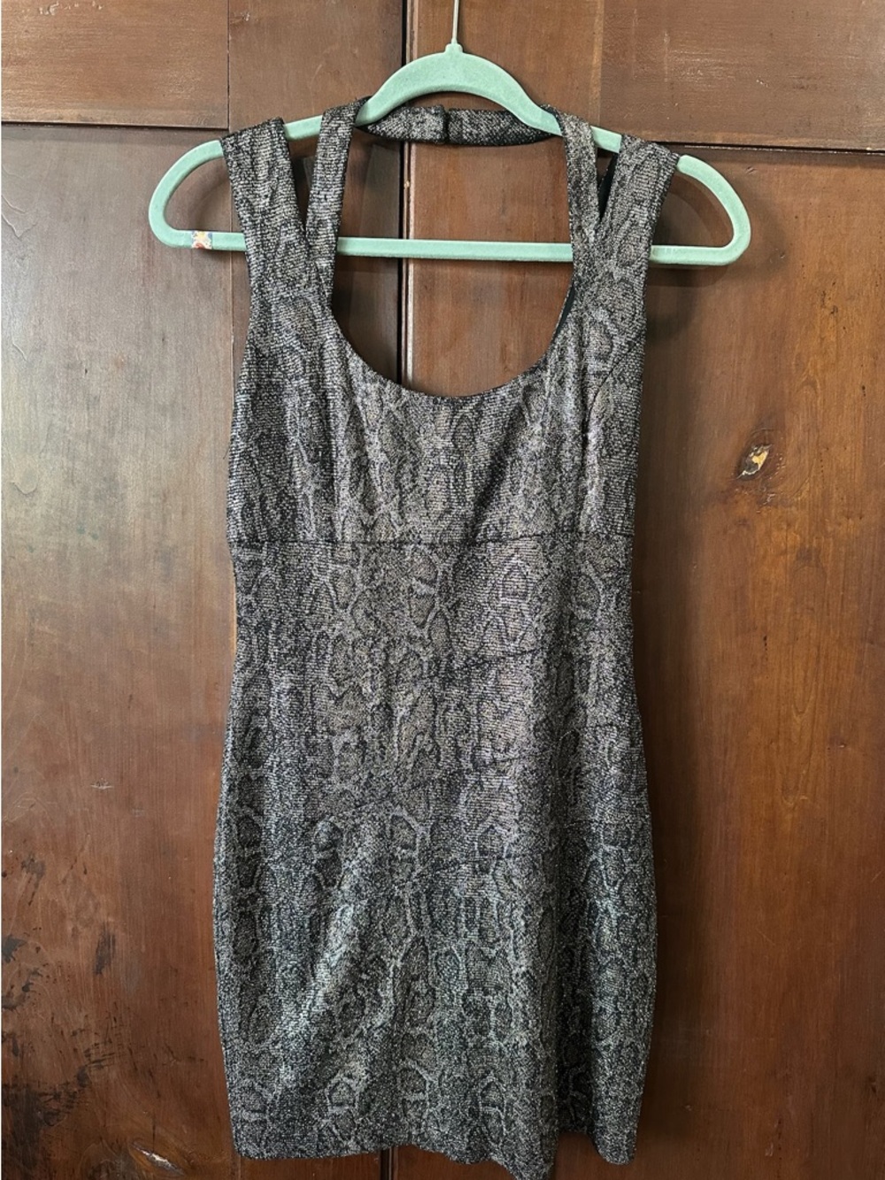 Guess Snake Print Mini Dress